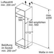 KIL82NSE0 Bosch Einbau-Kühlschrank mit Gefrierfach 177.5 x 56 cm Schlepp Produktbild Additional View 7 S