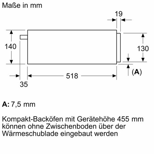 BIC7101B1 Bosch Wärmeschublade 60x14cm Produktbild Additional View 6 L