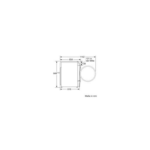 WNC254AS0 Bosch Geräte Waschtrockner Produktbild Additional View 6 L