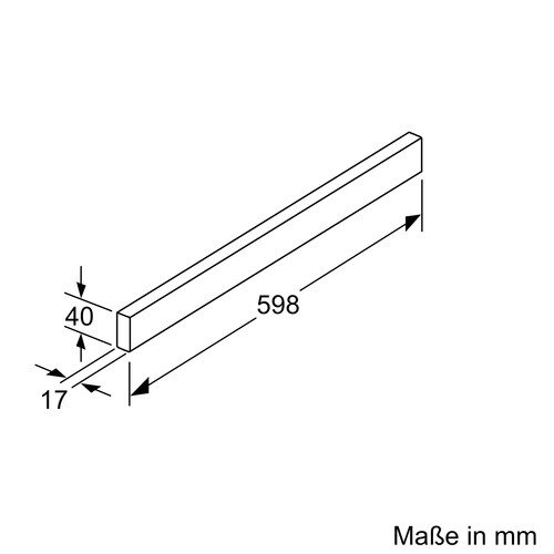 DSZ4685 Bosch Griffleiste Edelstahl Produktbild Additional View 7 L