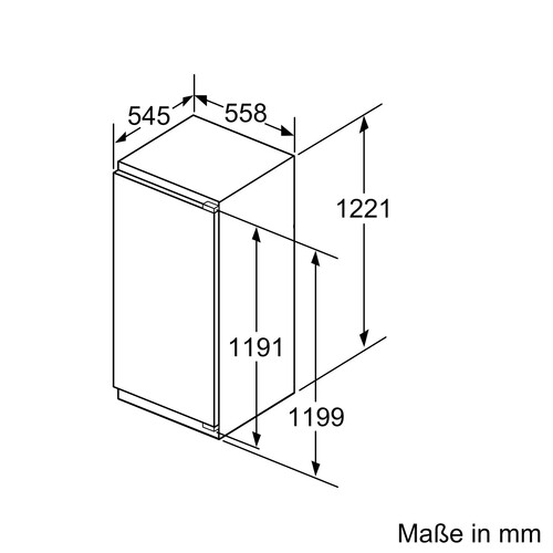 GIN41ACE0 Bosch Einbau-Gefrierschrank 122.1 x 55.8 cm Produktbild Additional View 8 L