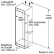 KIF86PFE0 Bosch Einbau-Kühl- Gefrierkombination 177.2 x 55.8 cm Produktbild Additional View 8 S