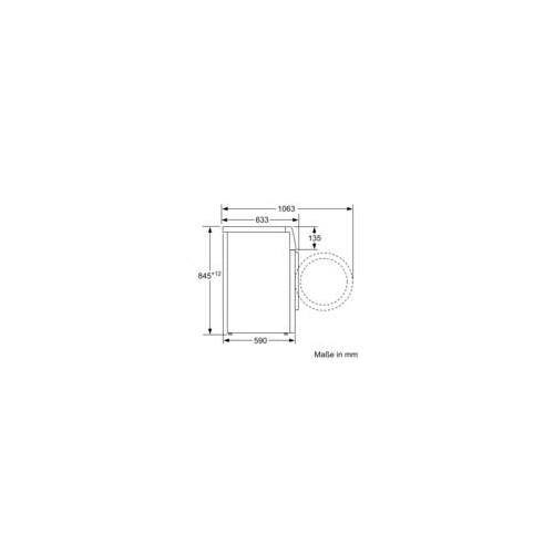 WAN28K43 Bosch Waschmaschine 8kg 1400U/m Produktbild Additional View 8 L