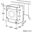 WKD28543 Bosch Einbau-Waschtrockner 7/4 kg Produktbild Additional View 8 S