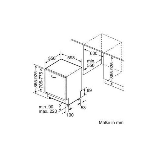 SBD6ECX00E Bosch Vollint. Geschirrspüler XXL 60cm mit Besteckschublade Produktbild Additional View 8 L