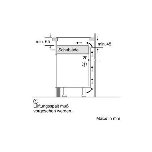 PIF645HB1E Bosch Induktionskochfeld 60cm Glaskeramik Edelstahlrahmen autark Produktbild Additional View 7 L