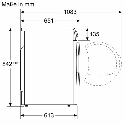 WTN83203 Bosch Kondenstrockner 8kg Produktbild Additional View 8 L