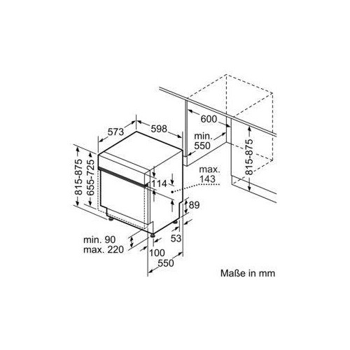 SMI8TCS01E Bosch Geräte Spüler 60cm integriert Edelstahl Produktbild Additional View 8 L