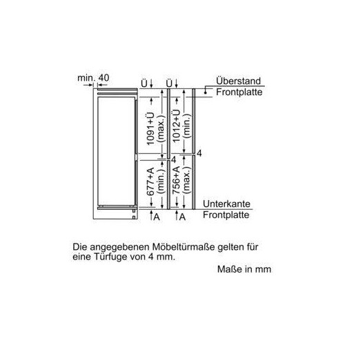 KIN865SE0 Bosch Einbau-Kühl- Gefrierkombination Produktbild Additional View 8 L