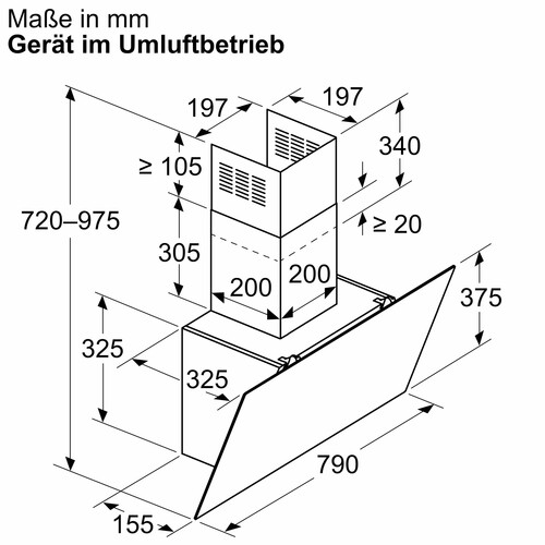 DWK85DK6K Bosch Schrägesse 80cm Klarglas schwarz Produktbild Additional View 8 L