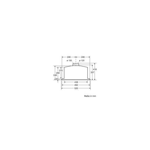 DHL575C Bosch Lüfterbaustein 52cm Edelstahl Produktbild Additional View 9 L