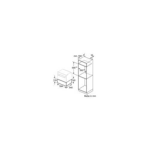 BIC510NB0 Bosch Wärmeschublade 14cm schwarz max. 15kg Produktbild Additional View 8 L