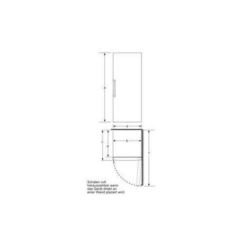 GSN58DWDV Bosch Stand Gefrierschrank 191x70cm weiss NoFrost Produktbild Additional View 9 L