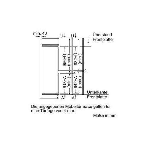 KIS77ADD0 Bosch Einbau-Kühl- Gefrierkombination 157.8 x 55.8 cm Produktbild Additional View 7 L