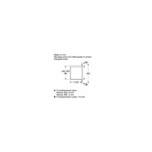 BFL523MB3 Bosch Einbau- Mikrowellengerät 382 x 495 x 335 mm Produktbild Additional View 8 L