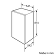 GIV21VSE0 Bosch Einbau-Gefrierschrank 87.4 x 54.1 cm Schleppscharnier Produktbild Additional View 9 S