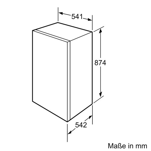 GIV21VSE0 Bosch Einbau-Gefrierschrank 87.4 x 54.1 cm Schleppscharnier Produktbild Additional View 9 L