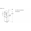 KIR21NSE0 Bosch Einbau-Kühlschrank 88 x 56 Cooler Schleppscharnier Produktbild Additional View 9 S