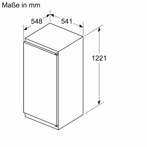 KIR415SE0 Bosch Einbau-Kühlautomat 122.5 x 56 cm Schleppscharnier Produktbild Additional View 9 L