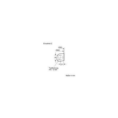 WIW28443 Bosch Einbauwaschmaschine 8 kg 1400 U/min Produktbild Additional View 9 L