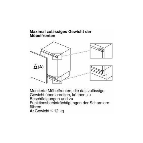 KUL22VFD0 Bosch Unterbau-Kühlautomat 82x60 cm integrierbar Produktbild Additional View 7 L