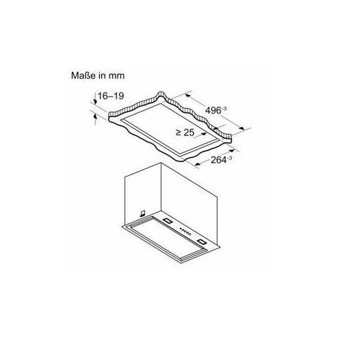 DLN56AC50 Bosch Serie 6 Lüfterbaustein 52 cm Edelstahl Produktbild Additional View 9 L