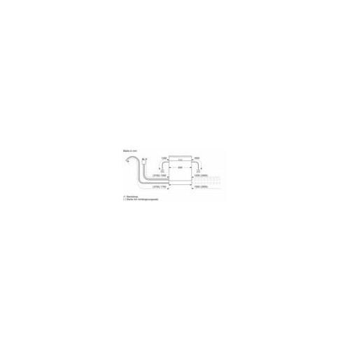 SMP4ECW71S Bosch Unterbau Geschirrspüler 60cm Weiß Besteckschublade Produktbild Additional View 9 L