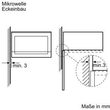 BEL554MB0 Bosch Einbau Mikrowelle 900W schwarz HxBxT: 382x594x388mm Produktbild Additional View 9 S