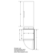 GSN58AWDV Bosch Stand Gefrierschrank 191x70cm weiss NoFrost Produktbild Back View S