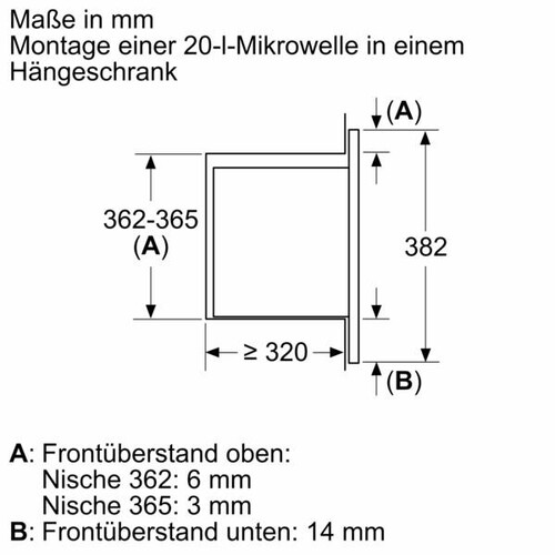 BFL523MB3 Bosch Einbau- Mikrowellengerät 382 x 495 x 335 mm Produktbild Additional View 9 L