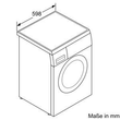 WUU28TF1 Bosch Waschmaschine 9 kg 1400 U/min Produktbild Back View S