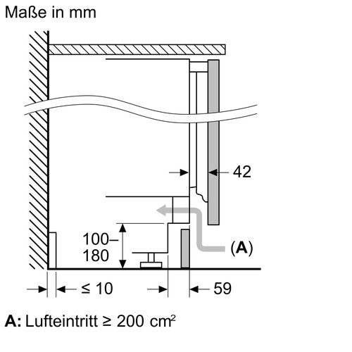 KUL22VFD0 Bosch Unterbau-Kühlautomat 82x60 cm integrierbar Produktbild Additional View 8 L