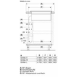 PVS611B16E Bosch Kochfeld mit Dunstabzug Induktion 60cm Rahmenlos aufliegend Produktbild Back View S