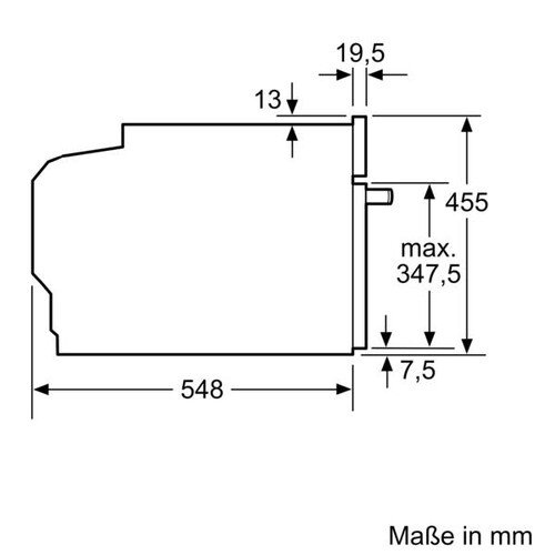 CMG7761B1 Bosch Kompaktbackofen Mikrowellenfunktion  60 x 45 cm Schwarz Produktbild Additional View 9 L