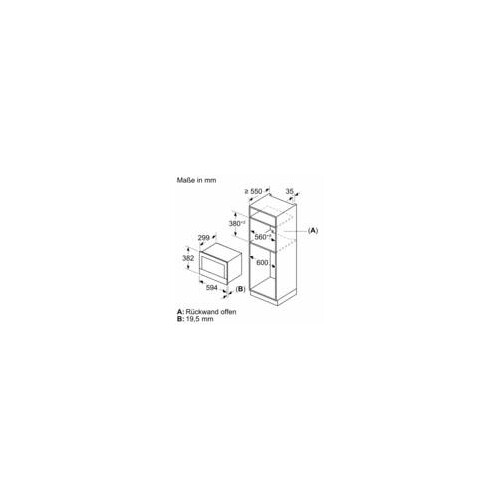 BFR7221B1 Bosch Geräte Einbau- Mikrowellengerät Produktbild Additional View 9 L