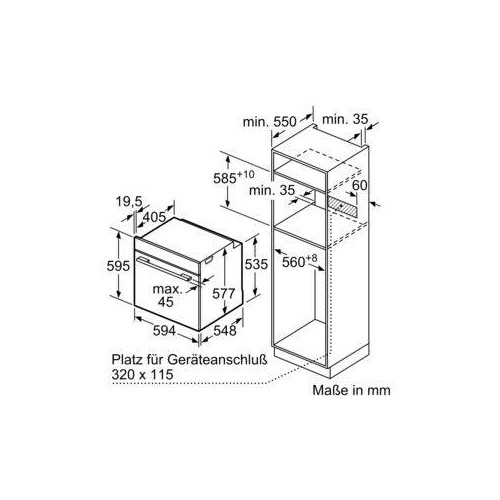 HBG635BS1 Bosch Backofen Edelstahl Produktbild Default L