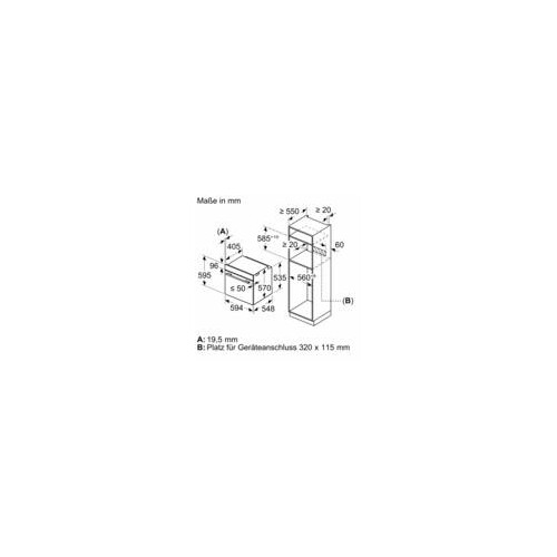 HBA578BS0 Bosch Einbau-Backofen Pyrolyse Edelstahl Produktbild Default L