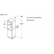 KIR21NSE0 Bosch Einbau-Kühlschrank 88 x 56 Cooler Schleppscharnier Produktbild Additional View 8 S