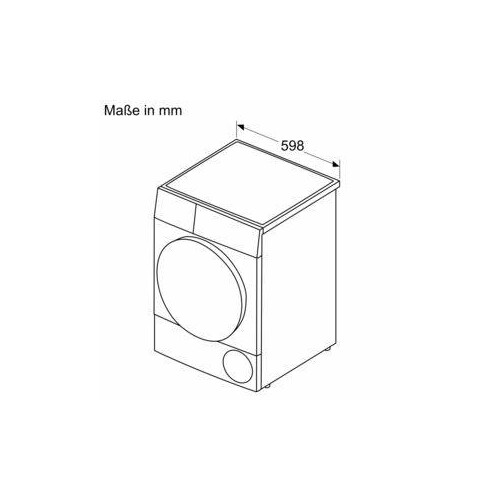 WTH85V13 Bosch Wärmepumpentrockner 8kg Produktbild Default L