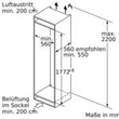 KIN86ADD0 Bosch Einbau- Kühl- Gefrierkombination 177.2 x 55.8 cm Produktbild Default S