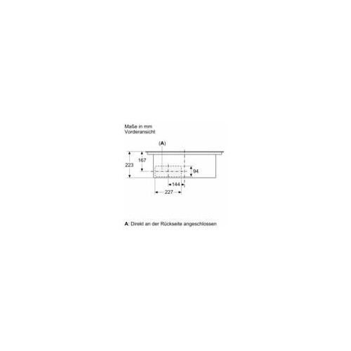 PVQ711F15E Bosch Induktionskochfeld 70cm Rahmenlos mit Dunstabzug Produktbild Default L