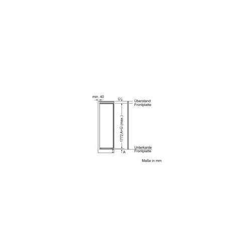 KIR81ADD0 Bosch Einbau-Kühlschrank Produktbild Default L