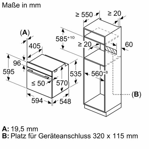 HBG578BS3 Bosch Backofen mit Pyrolyse Produktbild Default L