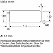 BIC7101B1 Bosch Wärmeschublade 60x14cm Produktbild Back View S