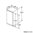 KIF41ADD0 Bosch Einbau-Kühlautomat 122.5 x 56 cm Produktbild Default S