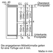 KIF86PFE0 Bosch Einbau-Kühl- Gefrierkombination 177.2 x 55.8 cm Produktbild Side View S