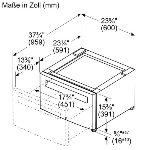 WTZPW20D Bosch Podest mit Auszug Produktbild Default L