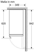 KUW20VHF0 Bosch Weinlagerschrank 82 x 30 cm Produktbild Side View S