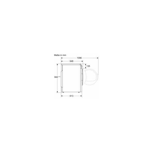 WQG235DH0 Bosch Geräte Wäschetrockner Produktbild Side View L