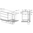 PVQ711F15E Bosch Induktionskochfeld 70cm Rahmenlos mit Dunstabzug Produktbild Side View S